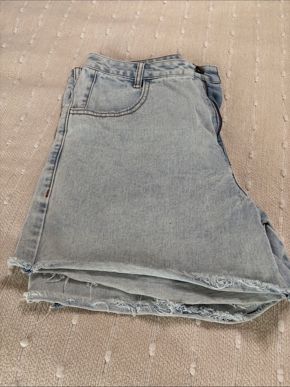 Billabong Light Blue Denim Cutoff Shorts